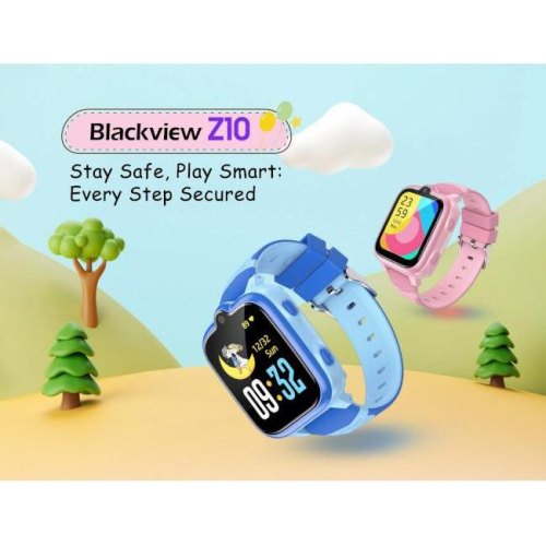 Смартгодинник дитячий з GPS Blackview Z10 Blue (6931548318309)