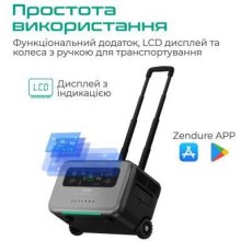 Зарядна станція Zendure SuperBase Pro1500 Black, 2000Вт (1440 Вт/год), UPS, LiFePo4, WIFI/BT (ZDSBP1500-BK-EU)