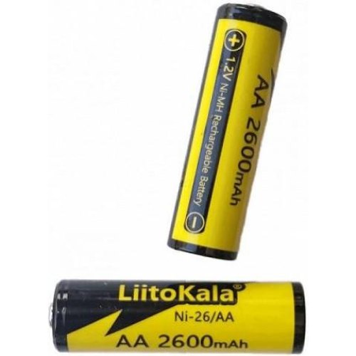 Акумулятор LiitoKala, AA, 2600mAh, 1.2V Ni-MH, rechargeable battery, 1 pcs (Ni-26/AA)