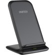 Бездротовий зарядний пристрій Choetech 15W Fast Wireless Charging Stand 2coils black (T555-F-BK)