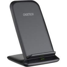 Бездротовий зарядний пристрій Choetech 15W Fast Wireless Charging Stand 2coils black (T555-F-BK)