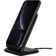 Бездротовий зарядний пристрій Choetech 15W Fast Wireless Charging Stand 2coils black (T555-F-BK)