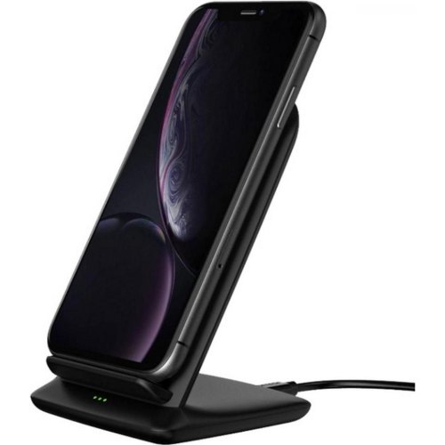 Бездротовий зарядний пристрій Choetech 15W Fast Wireless Charging Stand 2coils black (T555-F-BK)