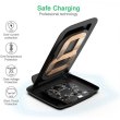 Бездротовий зарядний пристрій Choetech 15W Fast Wireless Charging Stand 2coils black (T555-F-BK)