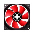 Вентилятор для корпусу Xilence XPF80.R, 80mm, black/red (XF037)