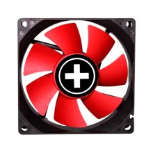 Вентилятор для корпусу Xilence XPF80.R, 80mm, black/red (XF037)