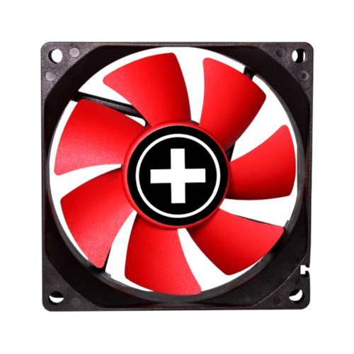 Вентилятор для корпусу Xilence XPF80.R, 80mm, black/red (XF037)