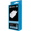 Зарядний пристрій Sandberg , 2x USB-C 65W Gan III, білий (441-56)