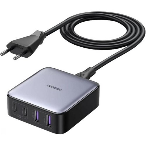 Зарядний пристрій Ugreen CD327, 4x USB (2x USB Type-C/2x USB Type-A) 65W, Gan (90747)