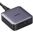 Зарядний пристрій Ugreen CD327, 4x USB (2x USB Type-C/2x USB Type-A) 65W, Gan (90747)