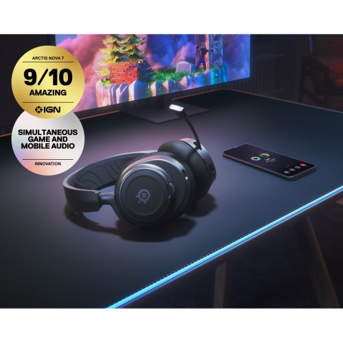 Гарнітура ігрова, бездротова SteelSeries Arctis Nova 7 Wireless (61553)