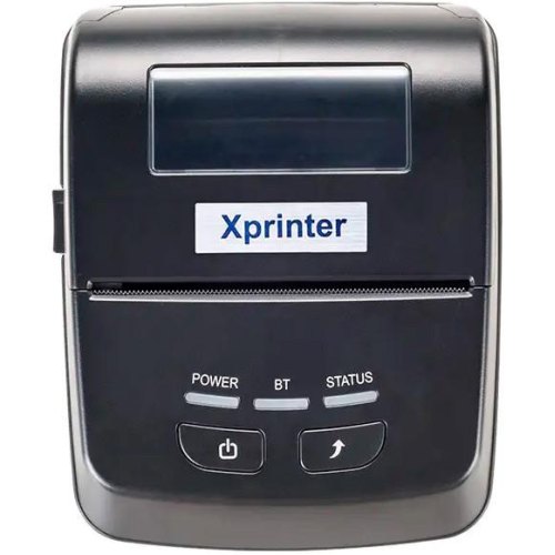 Мобільний принтер чеків Xprinter XP-P801A, термодрук, 70 мм/с, стрічка 72мм, 203 DPI, USB, Bluetooth, чорний