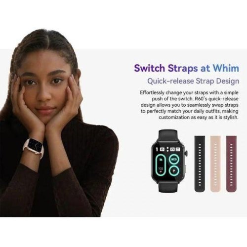 Смартгодинник Blackview R60 Bordo (6931548318712)