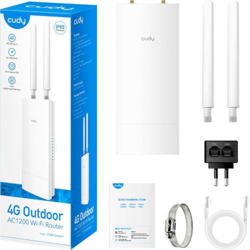 Маршрутизатор Cudy LT500 Outdoor, 4G LTE Cat 4 AC1200 Wi-Fi Router