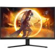 Монітор AOC CQ32G4VE 31.5 VA, QHD, 180Гц, 0.5 мс, вигнутий, 2хHDMI, DP, чорно-сірий