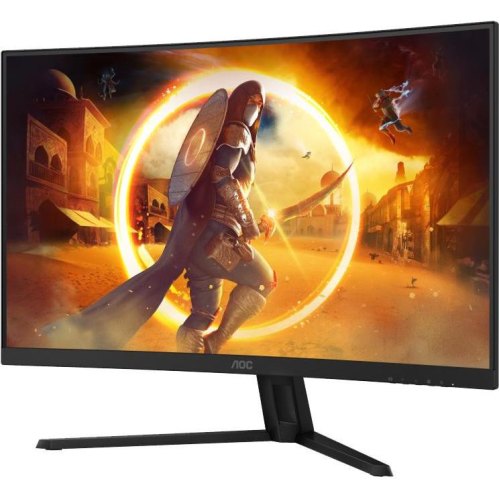 Монітор AOC CQ32G4VE 31.5 VA, QHD, 180Гц, 0.5 мс, вигнутий, 2хHDMI, DP, чорно-сірий