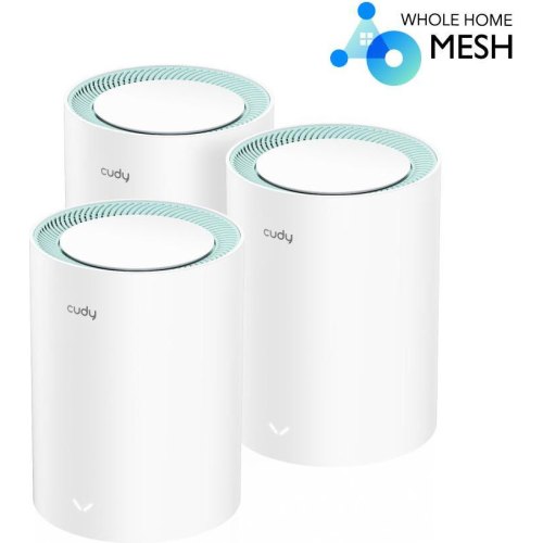 Mesh Wi-Fi система Cudy M1300 (3-pack), AC1200 Wi-Fi Gigabit Mesh Solution