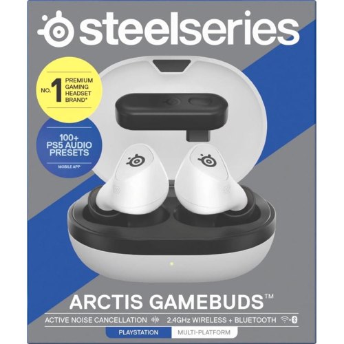Навушники бездротові SteelSeries Arctis GameBuds  TWS, Bluetooth, White (61682)