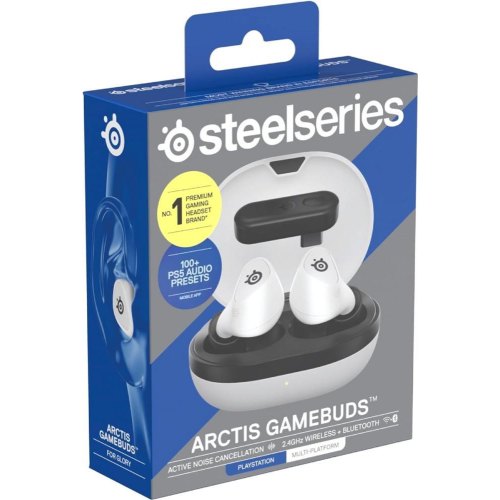 Навушники бездротові SteelSeries Arctis GameBuds  TWS, Bluetooth, White (61682)