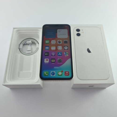 Смартфон iPhone 11 128GB White, Model A2221 USED **