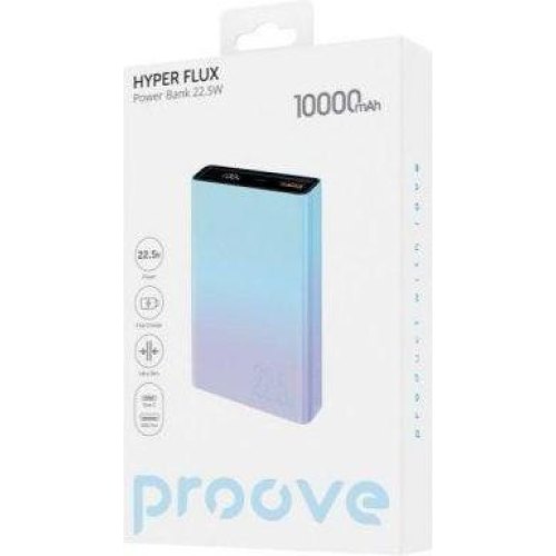 Зовнішній акумулятор Power Bank Proove Hyper Flux 22.5W 10000mAh, Gradient