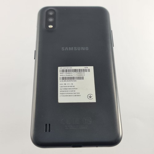 Смартфон Samsung Galaxy A01 (A015F) 16Gb Black (SM-A015FZKDSEK) USED **