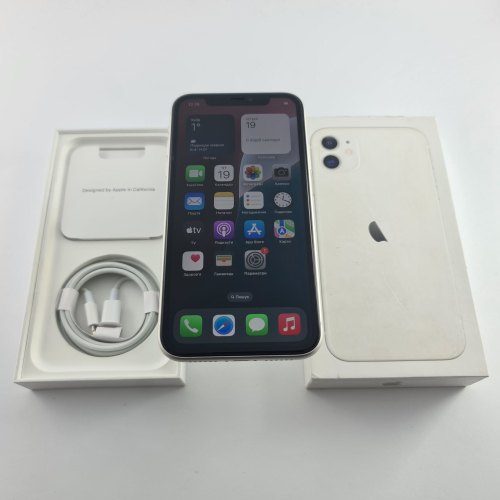 Смартфон iPhone 11 128GB White, Model A2221 USED **