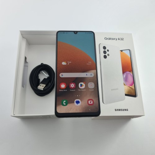 Смартфон Samsung Galaxy A32 64 GB White USED **