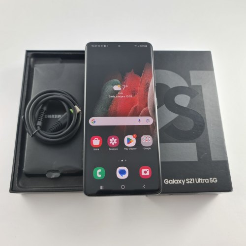 Смартфон Samsung Galaxy S21 Ultra 128 GB Phantom Black USED **