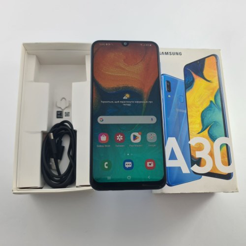 Смартфон Samsung Galaxy A30 (A305F) 32Gb Blue (SM-A305FZBUSEK) USED **
