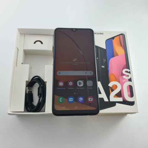 Смартфон Samsung Galaxy A20s (A207F) 32Gb Black (SM-A207FZKDSEK) USED **
