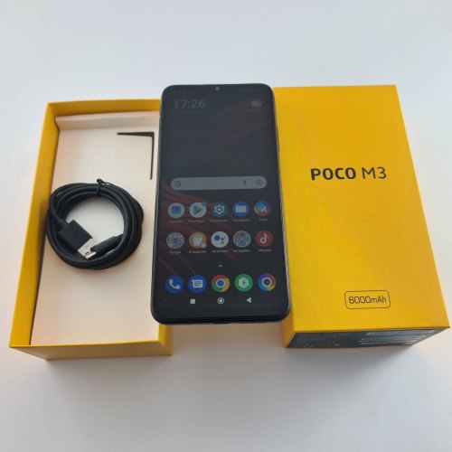 Смартфон POCO M3 4/64Gb Black USED **