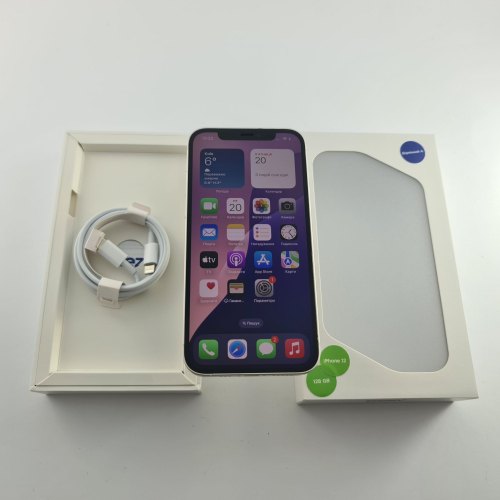 Смартфон iPhone 12 128GB White, Model A2403 USED **
