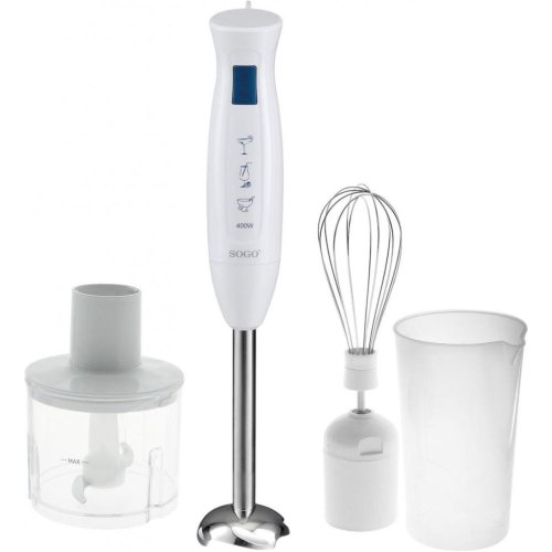 Блендер SOGO SS-14270, 400Вт, подрібнювач 300 мл, стакан 700 мл, вінчик