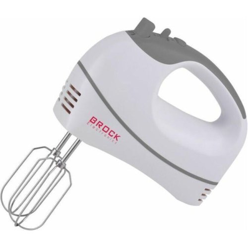 Міксер BROCK HM 4002 WH, 300Вт, 5 різних налаштувань швидкості з Turbo