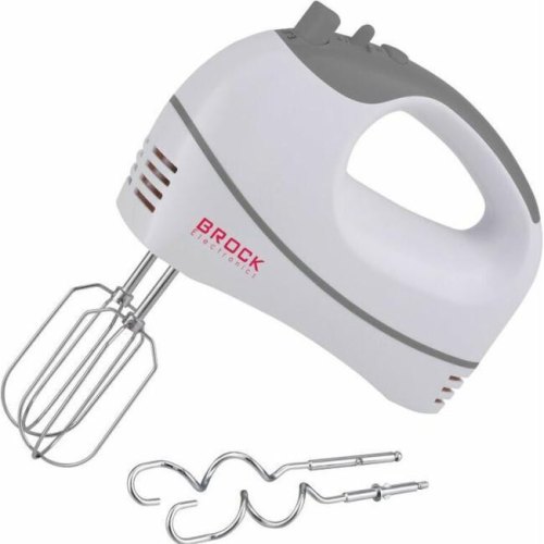 Міксер BROCK HM 4002 WH, 300Вт, 5 різних налаштувань швидкості з Turbo