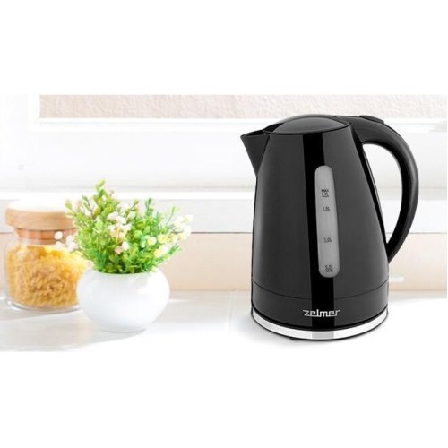 Електрочайник ZELMER ZCK7617B, 2200Вт, 1.7л, пластик, підсвічування вимикача, фільтр від осаду та накипу