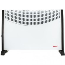 Обігрівач конвекційний ZASS ZKH 02, 2000Вт (750/1250/2000Вт), термостат, 20 кв. м.