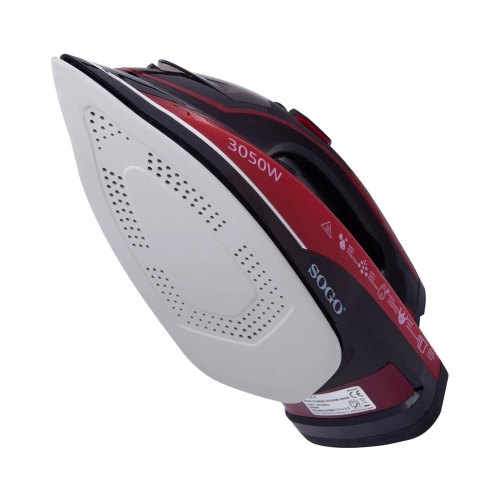 Праска SOGO SS-6365, 3050Вт, керамічне покриття, потужність подачі пари до 70 г/хв, автоматичне відключення, самоочищення