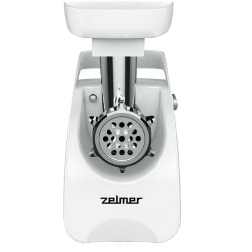 М'ясорубка Zelmer ZMM9803B, 2200Вт, 3 решітки, подрібнювач, 3 терки, насадка для томатів, насадка для ковбас