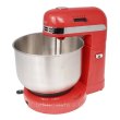 Міксер SOGO SS-14505-R, 350Вт, 3.5л, 2 вінчики/2 гачки з нержавіючої сталі