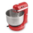 Міксер SOGO SS-14505-R, 350Вт, 3.5л, 2 вінчики/2 гачки з нержавіючої сталі