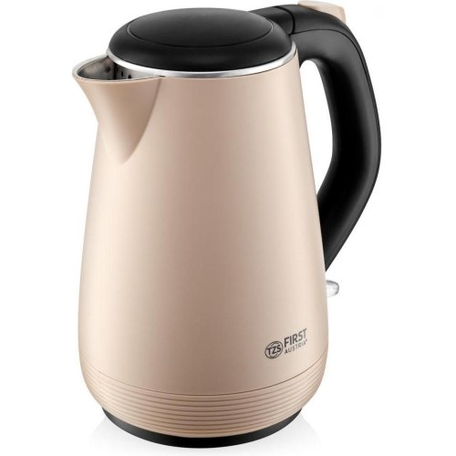 Електрочайник FIRST FA-5407-4-CR, 1200Вт, 1л, фарбована сталь, подвійні стінки, золотистий
