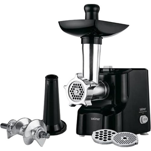 М'ясорубка ZELMER ZMM1520B, 1500Вт, 2 решітки, насадка для ковбас