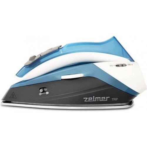 Праска Zelmer ZIR0500, 1100Вт, 0–15 м/хв, паровий удар 75г, резервуар 280мл, підошва з нержавіючої сталі, складна ручка