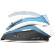 Праска Zelmer ZIR0500, 1100Вт, 0–15 м/хв, паровий удар 75г, резервуар 280мл, підошва з нержавіючої сталі, складна ручка