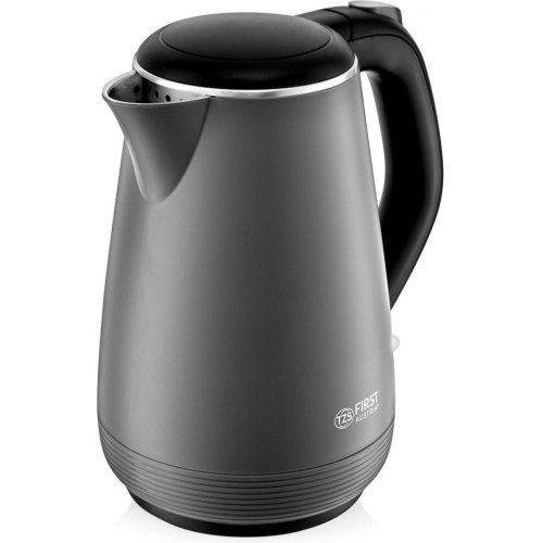 Електрочайник FIRST FA-5407-4-GR, 1200Вт, 1л, фарбована сталь, подвійні стінки