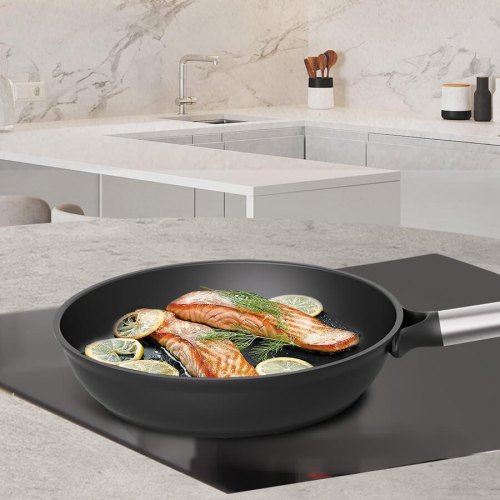 Сковорода Maestro MR-1227-28, 28см, індукційне дно, антипригарне покриття, литий алюміній