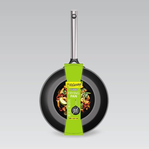 Сковорода Maestro MR-1227-28, 28см, індукційне дно, антипригарне покриття, литий алюміній