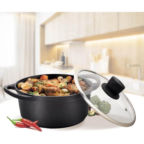 Каструля з кришкою Maestro MR-4328-S, діаметр 28см, 3.8л